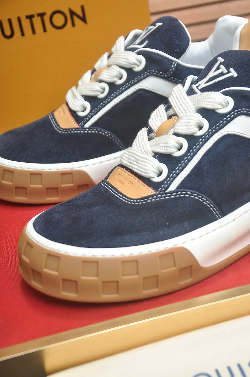 Men's shoes 💰680💶[LOUIS VUITTON] (original order) couple model 🍀LV Louis Vuitton * - top version of LV classic trendy shoes! Made of imported original cowhide, water-dyed cowhide lining, and original wear-resistant rubber outsole! High quality products! Size for women: 35-40. Men: 39-46 (45.46 customized)
